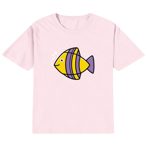 Kids Cotton T-Shirt - Fish - Mr.Shit