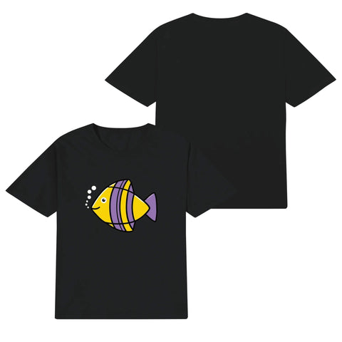 Kids Cotton T-Shirt - Fish - Mr.Shit