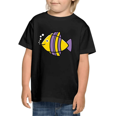 Kids Cotton T-Shirt - Fish - Mr.Shit