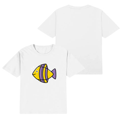 Kids Cotton T-Shirt - Fish - Mr.Shit