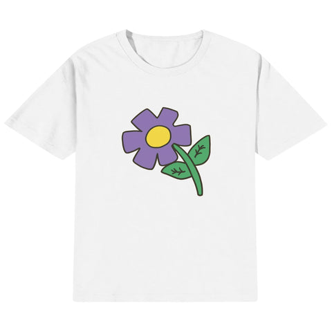 Kids Cotton T-Shirt - Flower - Mr.Shit