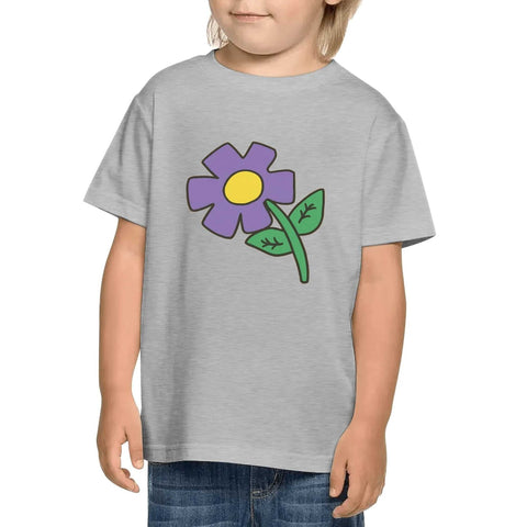 Kids Cotton T-Shirt - Flower - Mr.Shit