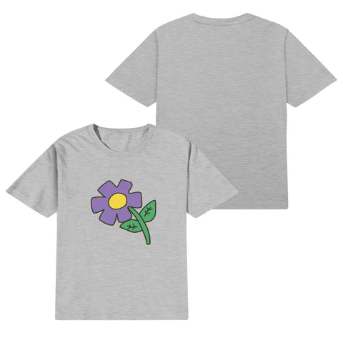 Kids Cotton T-Shirt - Flower - Mr.Shit