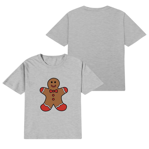 Kids Cotton T-Shirt - Gingerbread Man - Mr.Shit