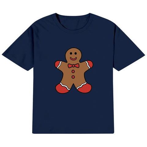 Kids Cotton T-Shirt - Gingerbread Man - Mr.Shit
