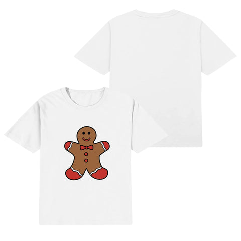 Kids Cotton T-Shirt - Gingerbread Man - Mr.Shit