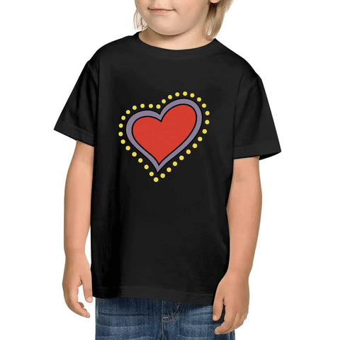 Kids Cotton T-Shirt - Heart - Mr.Shit