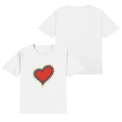 Kids Cotton T-Shirt - Heart - Mr.Shit