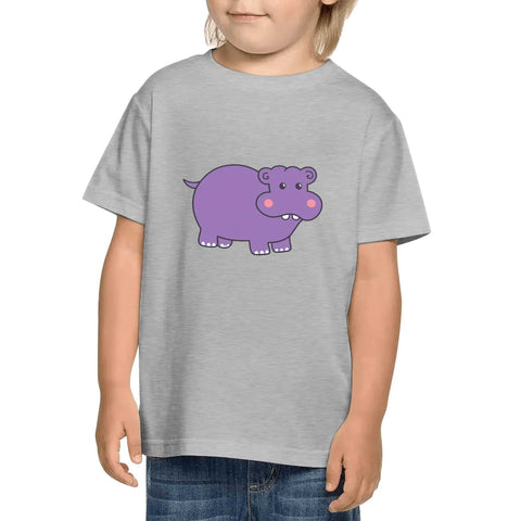 Kids Cotton T-Shirt - Hippo - Mr.Shit