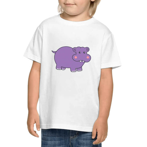 Kids Cotton T-Shirt - Hippo - Mr.Shit