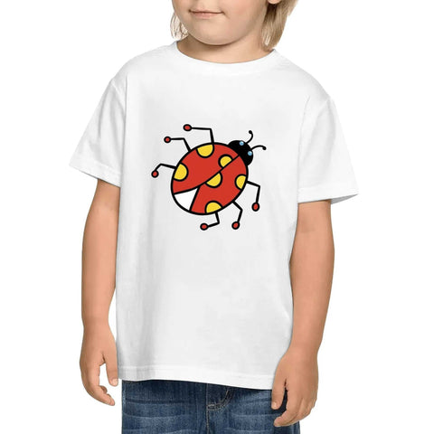 Kids Cotton T-Shirt - Lady Beetle - Mr.Shit
