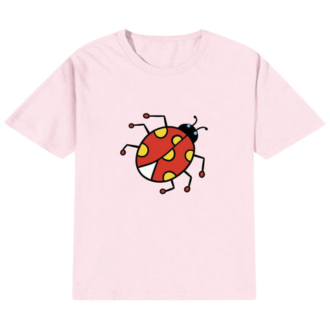 Kids Cotton T-Shirt - Lady Beetle - Mr.Shit