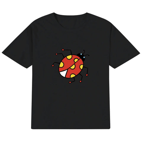 Kids Cotton T-Shirt - Lady Beetle - Mr.Shit