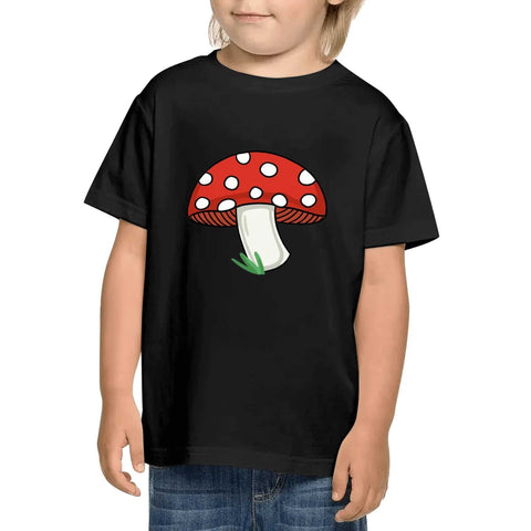 Kids Cotton T-Shirt - Mushroom - Mr.Shit
