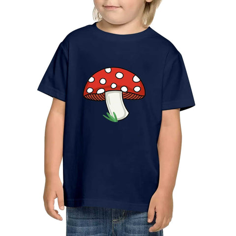 Kids Cotton T-Shirt - Mushroom - Mr.Shit