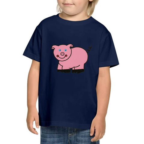 Kids Cotton T-Shirt - Piggy - Mr.Shit