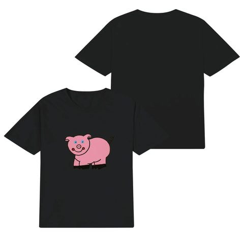 Kids Cotton T-Shirt - Piggy - Mr.Shit