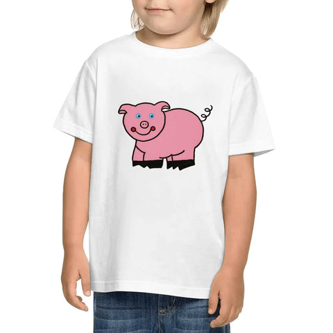 Kids Cotton T-Shirt - Piggy - Mr.Shit