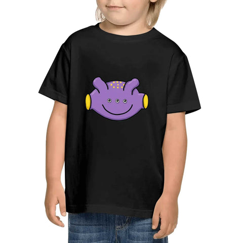 Kids Cotton T-Shirt - Purple Alien - Mr.Shit