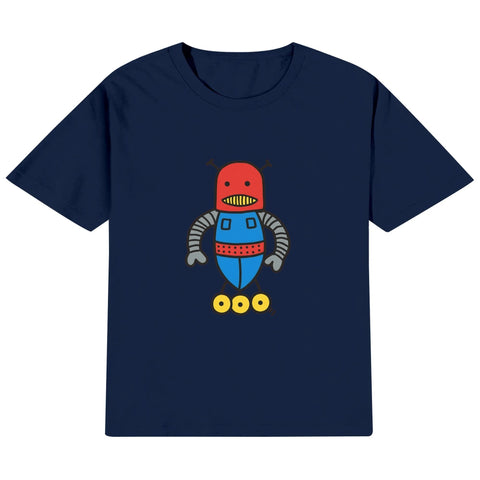 Kids Cotton T-Shirt - Robot - Mr.Shit