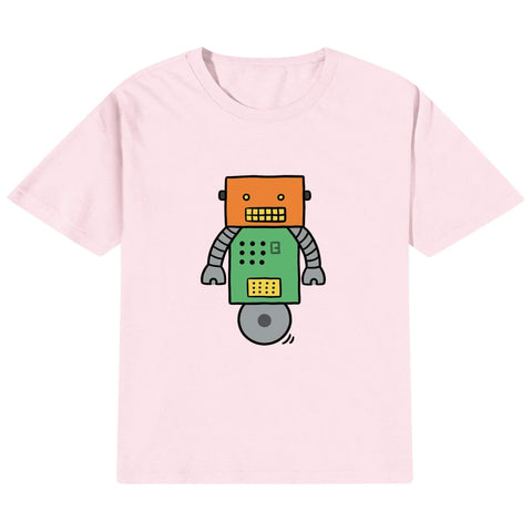 Kids Cotton T-Shirt - Robot 2 - Mr.Shit