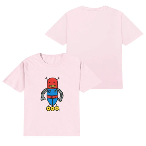 Kids Cotton T-Shirt - Robot - Mr.Shit