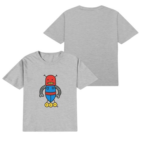 Kids Cotton T-Shirt - Robot - Mr.Shit