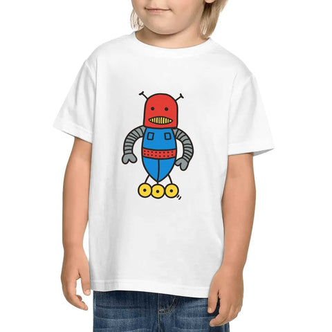 Kids Cotton T-Shirt - Robot - Mr.Shit