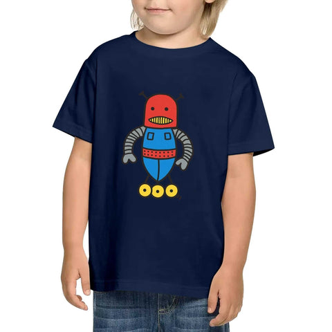 Kids Cotton T-Shirt - Robot - Mr.Shit