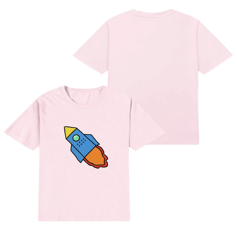 Kids Cotton T-Shirt - Rocket - Mr.Shit