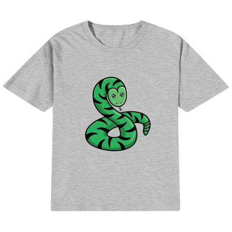 Kids Cotton T-Shirt - Snake - Mr.Shit