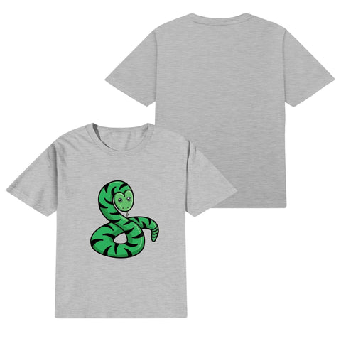 Kids Cotton T-Shirt - Snake - Mr.Shit