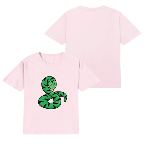 Kids Cotton T-Shirt - Snake - Mr.Shit