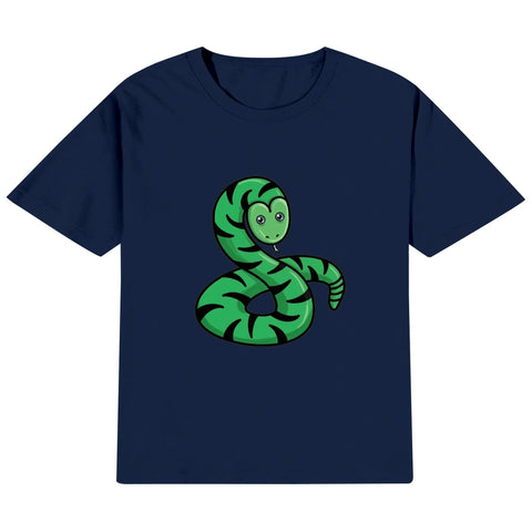 Kids Cotton T-Shirt - Snake - Mr.Shit