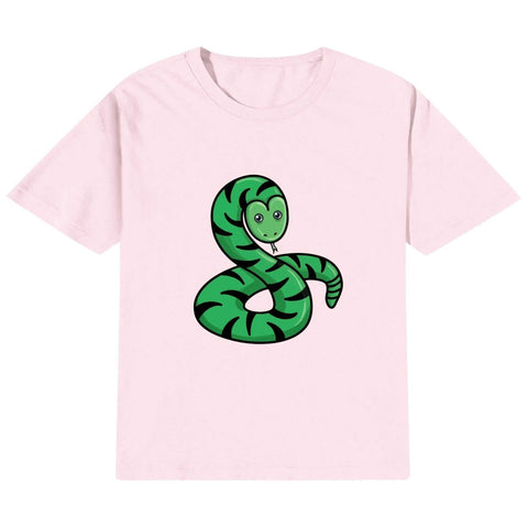 Kids Cotton T-Shirt - Snake - Mr.Shit