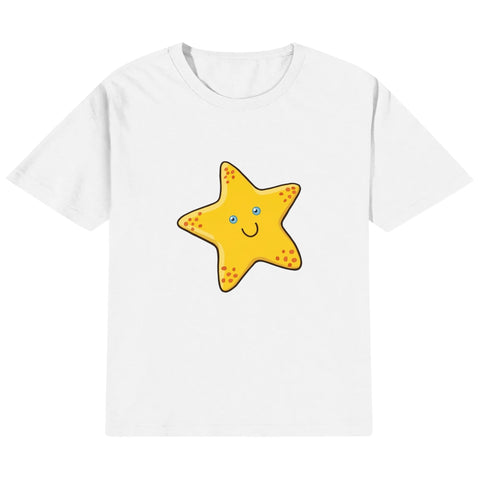Kids Cotton T-Shirt - Starfish - Mr.Shit