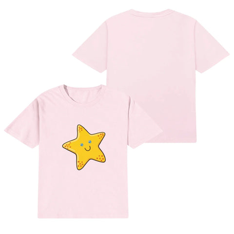 Kids Cotton T-Shirt - Starfish - Mr.Shit
