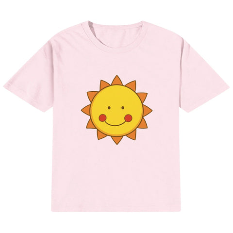 Kids Cotton T-Shirt - Sun - Mr.Shit