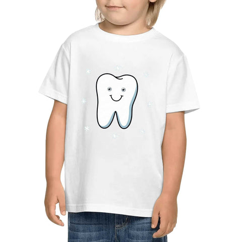 Kids Cotton T-Shirt - Tooth - Mr.Shit