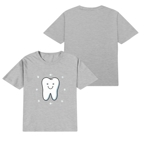 Kids Cotton T-Shirt - Tooth - Mr.Shit