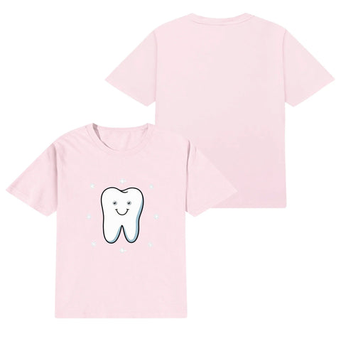 Kids Cotton T-Shirt - Tooth - Mr.Shit