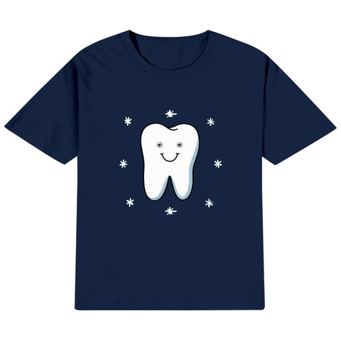 Kids Cotton T-Shirt - Tooth - Mr.Shit