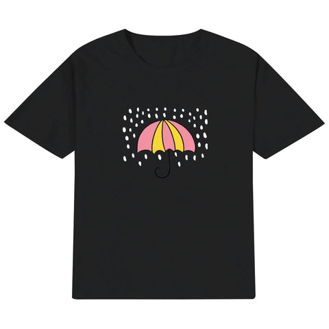 Kids Cotton T-Shirt - Umbrella - Mr.Shit