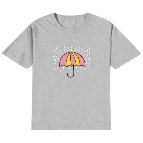 Kids Cotton T-Shirt - Umbrella - Mr.Shit