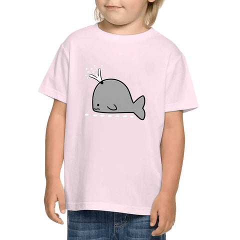 Kids Cotton T-Shirt - Whale - Mr.Shit
