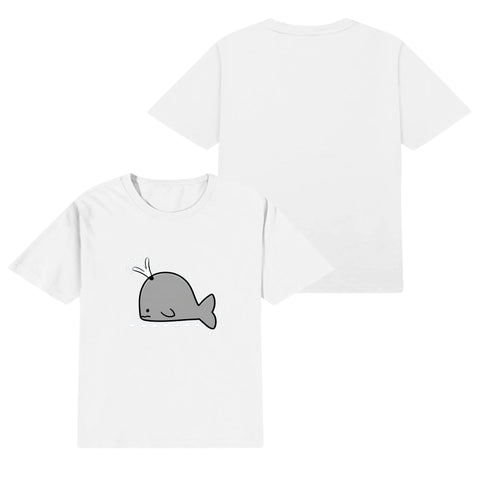Kids Cotton T-Shirt - Whale - Mr.Shit