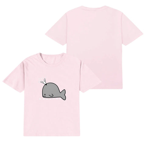Kids Cotton T-Shirt - Whale - Mr.Shit