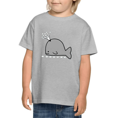 Kids Cotton T-Shirt - Whale - Mr.Shit
