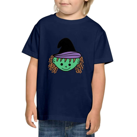 Kids Cotton T-Shirt - Witch - Mr.Shit
