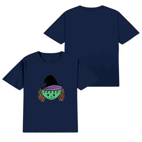 Kids Cotton T-Shirt - Witch - Mr.Shit